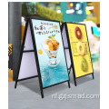 Een bord opvouwbaar poster Display Stand Standing Teken